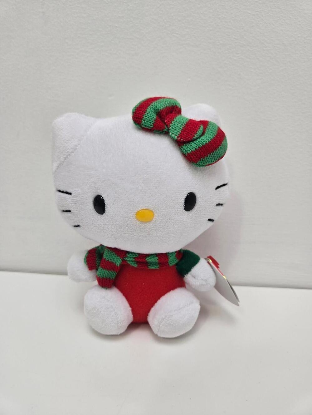 Ty Beanie Baby Vintage “Hello Kitty” the Holiday Scarf Hello Kitty (5.5 inch)